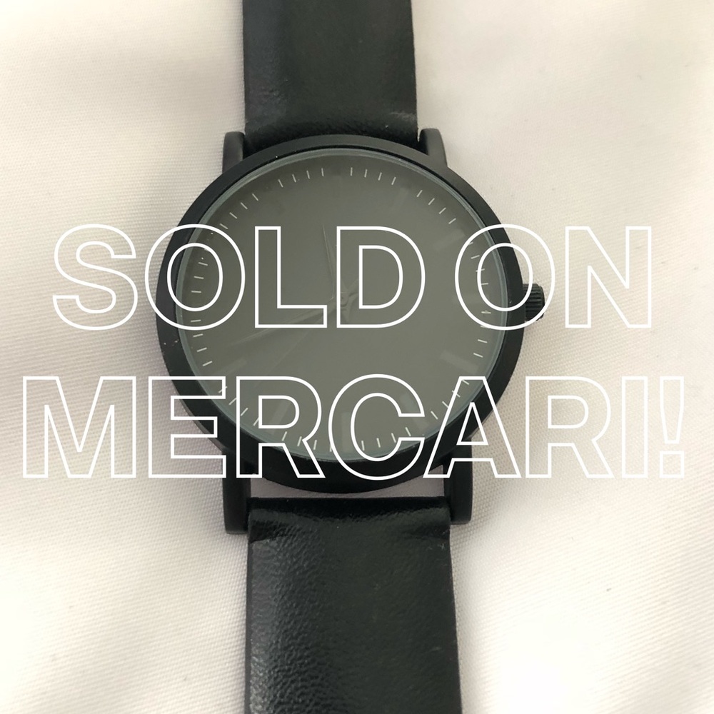 ⚫️▪️ BLACK MINIMALIST WATCH▪️⚫️